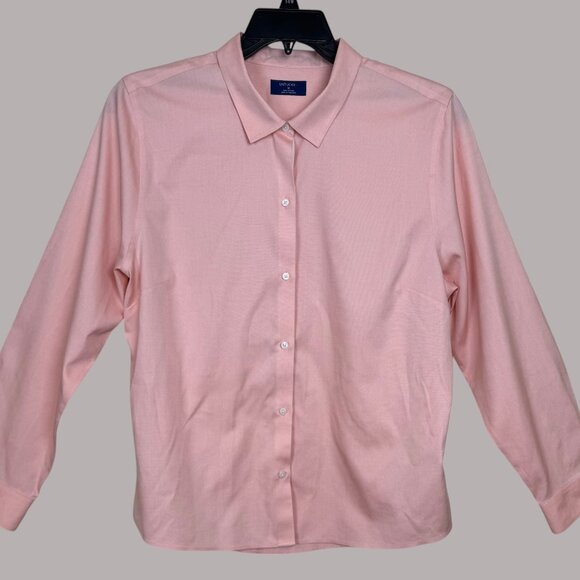 UNTUCKit Coral Toscano Shirt Men’s Size 16 L Long Sleeve Flip Cuff Style #13134 - Picture 2 of 12